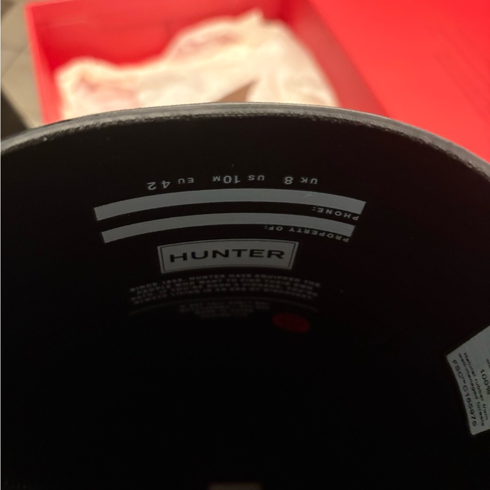 Hunter Classic Black Boots - Picture 7 of 10
